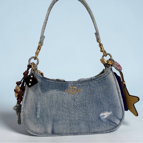 Coach Loved Denim Teri Crossbody Bag NWT - Picture 4 of 4